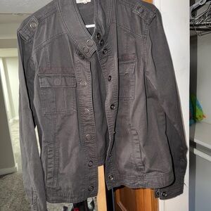 Maurices Dark Gray Jean Jacket